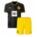 Dres Borussia Dortmund Donyell Malen #21 Gostujuci za djecu 2022-23 Kratak Rukav (+ kratke hlače)
